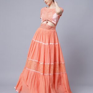 Coral Long Gown (LN0062)