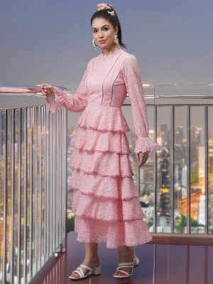 Lacey Layered Dress (LN00109) - Image 2