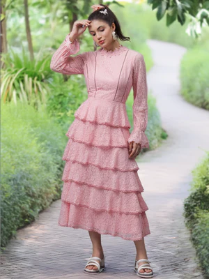 Lacey Layered Dress (LN00109) - Image 8